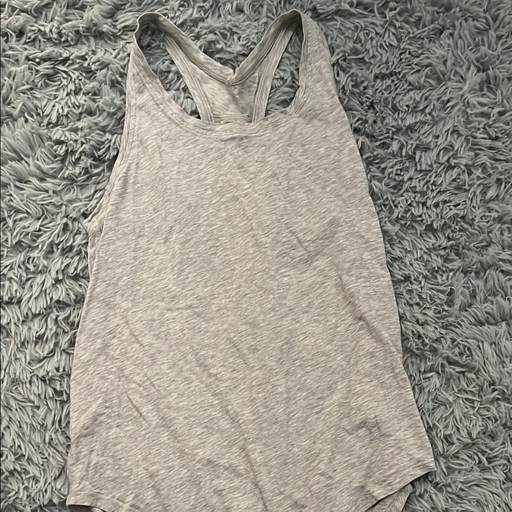 Gray lululemon racerback Women's Tank Top